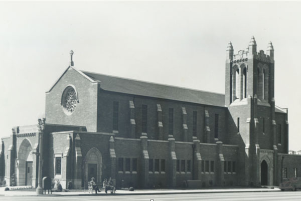 On June 14, 1953 ground was broken on new church site on 18th and Wilshire in Santa Monica.